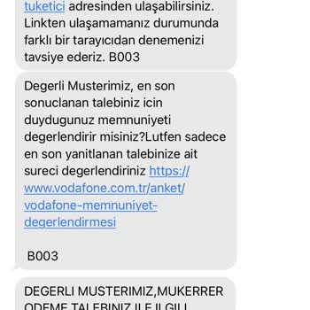 Vodafone 2 Fatura Ücreti Aldı
