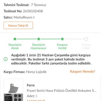 Trendyol Ve Satıcısı İlgisizliği