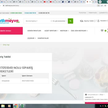 Tatlımeyve.com Ürünümü Teslim Etmedi
