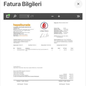 Hepsi Burda Kurumsal Fatura Saçmalığı
