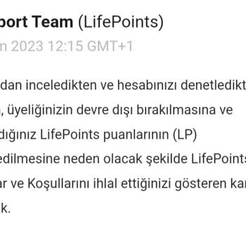 Lifepoints Haksız Yere Hesap Engelleyip Puan Siliyor