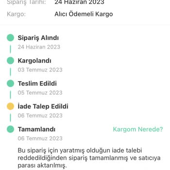 Satıcı Yanlış Ürün Gönderdiği Halde, Dolap Ekibi İademi Kabul Etmedi