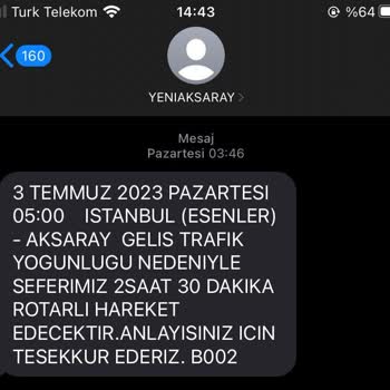 Yeni Aksarah Seyahat' İn Düşüncesizliği! Obilet'İN Umursamazlığı