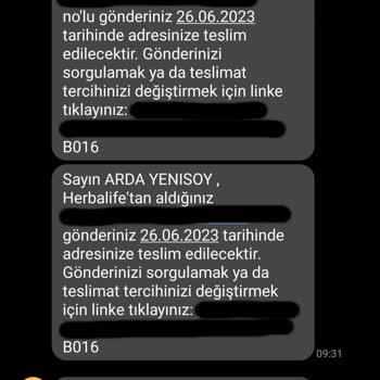 Herbalife Alınmış Olan Ürünlerin Para İadesinin Yapılmaması