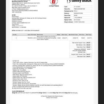 Tonny Black Firmanın Ve Müşteri Hizmetlerinin Liyakatsizliği