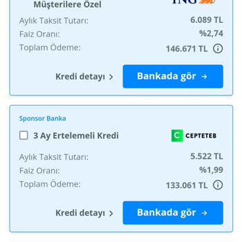 Cepte TEB Enuygun.com Faiz Oranı