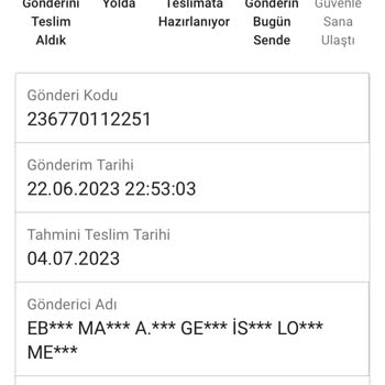 Sendeo Kargo Gecikme Nedenli