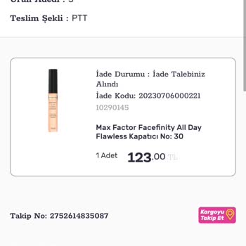 Gratis Yanlış Ürün Gönderimi