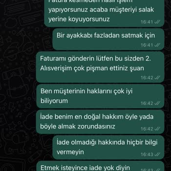 Vega Spor İade Kabul Etmiyor