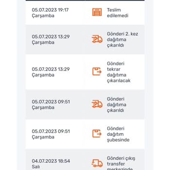 Aras Kargo'nun Eve Kargomu Getirmeyip İptal Edeceğini Belirtmesi