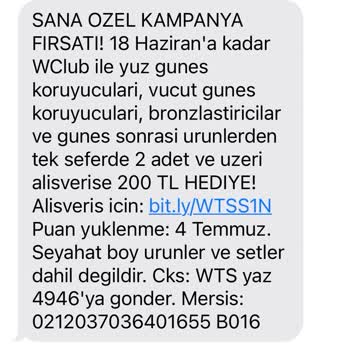 Watsons Kampanyası Yanıltıcı Ve Hakkımı Yiyor