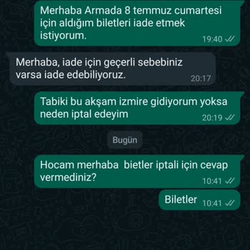 If Performance Hall Konser Bileti İptal Etmiyorlar Müşteri İle İlgilenilmiyor