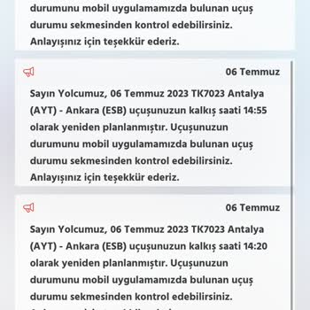 Türk Hava Yolları Mağduriyeti