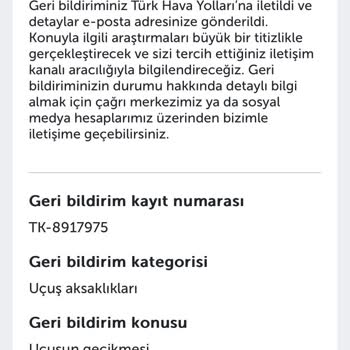 Türk Hava Yolları Mağduriyeti