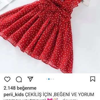 Perii_kids (Instagram) Elbise Aynı Gelmedi