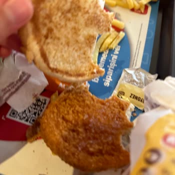 Burger King Kuru Ekmek Yedik