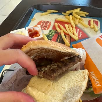 Burger King Kuru Ekmek Yedik