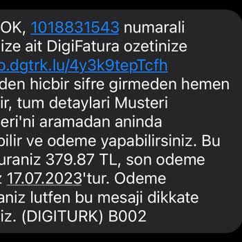 Digiturk Haksız Faturası Hakkında