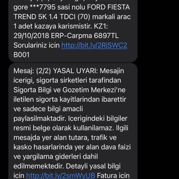 Sigorta Bilgi ve Gözetim Merkezi Hasar Kaydı Düzeltilmesi