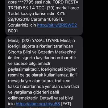 Sigorta Bilgi ve Gözetim Merkezi Hasar Kaydı Düzeltilmesi