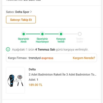 Trendyol Express Ürünüm Hala Teslimat Şubesine Ulaşmadı