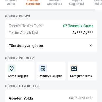 Trendyol Express Ürünüm Hala Teslimat Şubesine Ulaşmadı