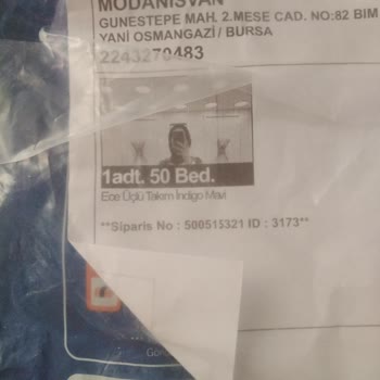 Moda Nisvan Yanlış Beden Gönderilen Takım