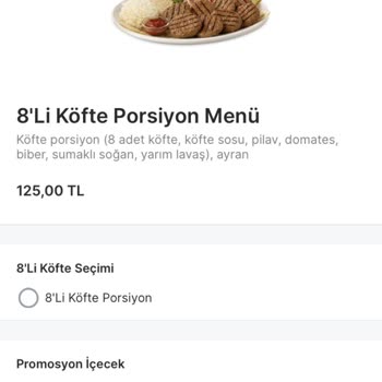 Usta Dönerci İstediğim Menü Gelmedi