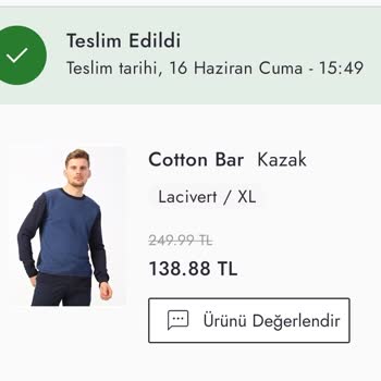 Boyner'den Alınan Ve Yanlış Gönderilen Kazak