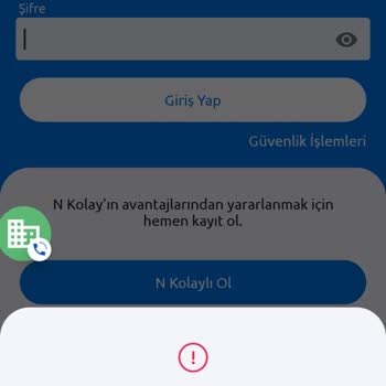 Nkolay Mobile Giriş Yapamıyorum
