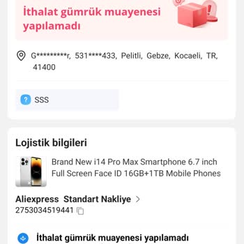 Aliexpress Para İade Edilmedi