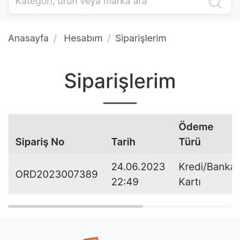 Ev Bazaar AVM Siparişimden Haber Yok