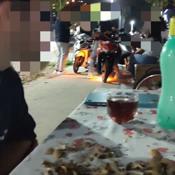 Beykoz Belediyesi Parka Giren Motorlular