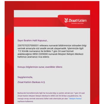 Ziraat Katılım Bankası İnternet / Mobil Bankacılığa Giremiyorum