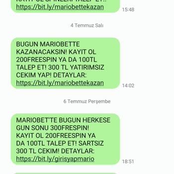 Mariobet Bet Sitelerinden SMS Almak