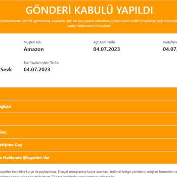 AGT Kurye 4 Gündür Teslim Yapmıyor