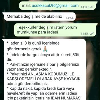 Outfitman'den Ürün İadesi Yapmama Rağmen Hala Para İadesi Alamadım