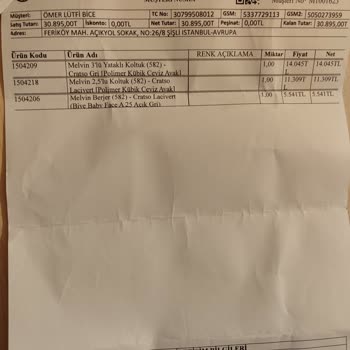 Divanev Ürün Gecikmesi Ve Kalite Kontrolsüz Gelen Ürün