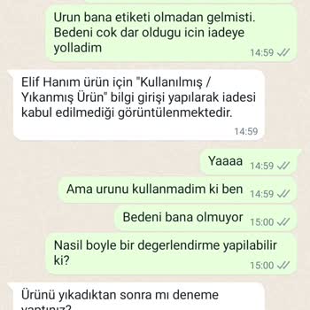 LCW'dan Aldığım Elbisenin İade Talebi Kabul Edilmedi