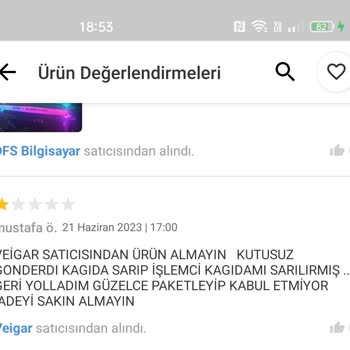 Arızalı Ürün Satışı Trendyol
