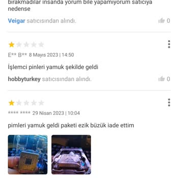 Arızalı Ürün Satışı Trendyol