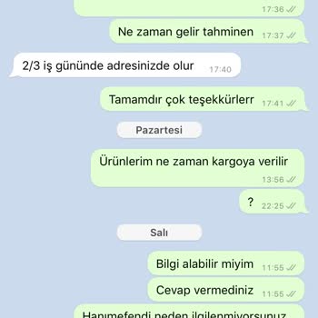 Safir Giyim (Instagram: safirgiyiim) Ürün Siparişi Hakkında Sorun