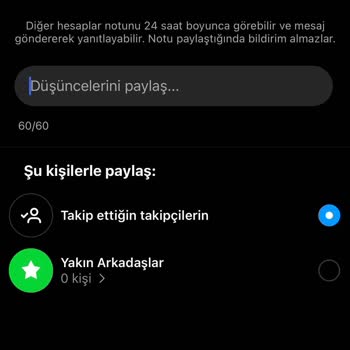 Instagram Notlarda Müzik Ekleyememek Ve Dinleyememek