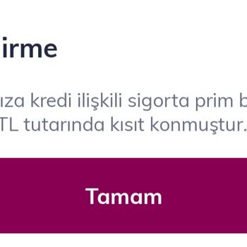 QNB Finansbank Prim Bedeli Sebebiyle Kısıt Konulması