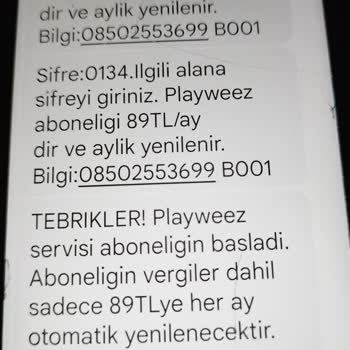 Playweez İstem Dışı Üyeliği
