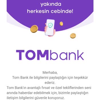 TOMbank Mail Atmış!