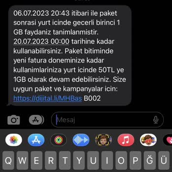 Turkcell İnternet Aşım Ek Paket