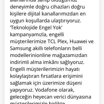 Vodafone Engelli Hakkımızı Ellimizden Alıyor