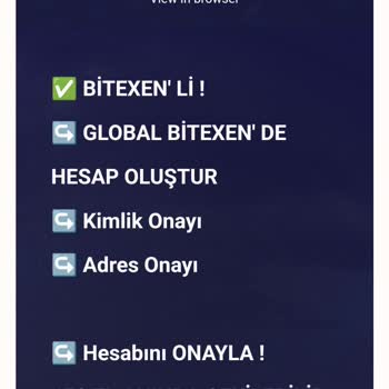 Bitexen Global Yeni Üyelere 150 TL Tanımlanmama Sorunu