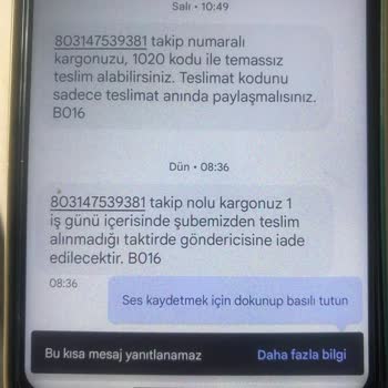 MNG Kargo Esat Şubesi Sorunu